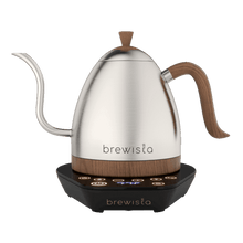 Load image into Gallery viewer, Brewista - Gooseneck Variable Electric Kettle - 600ml - Stainless / Wood
