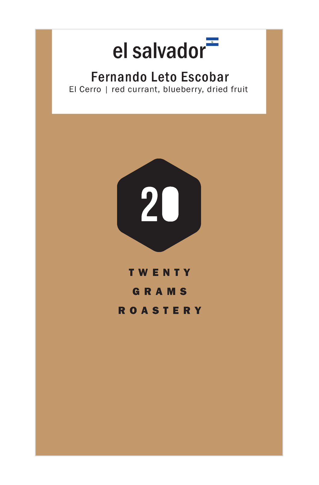 El Cerro - Pacamara Red Honey - Filter